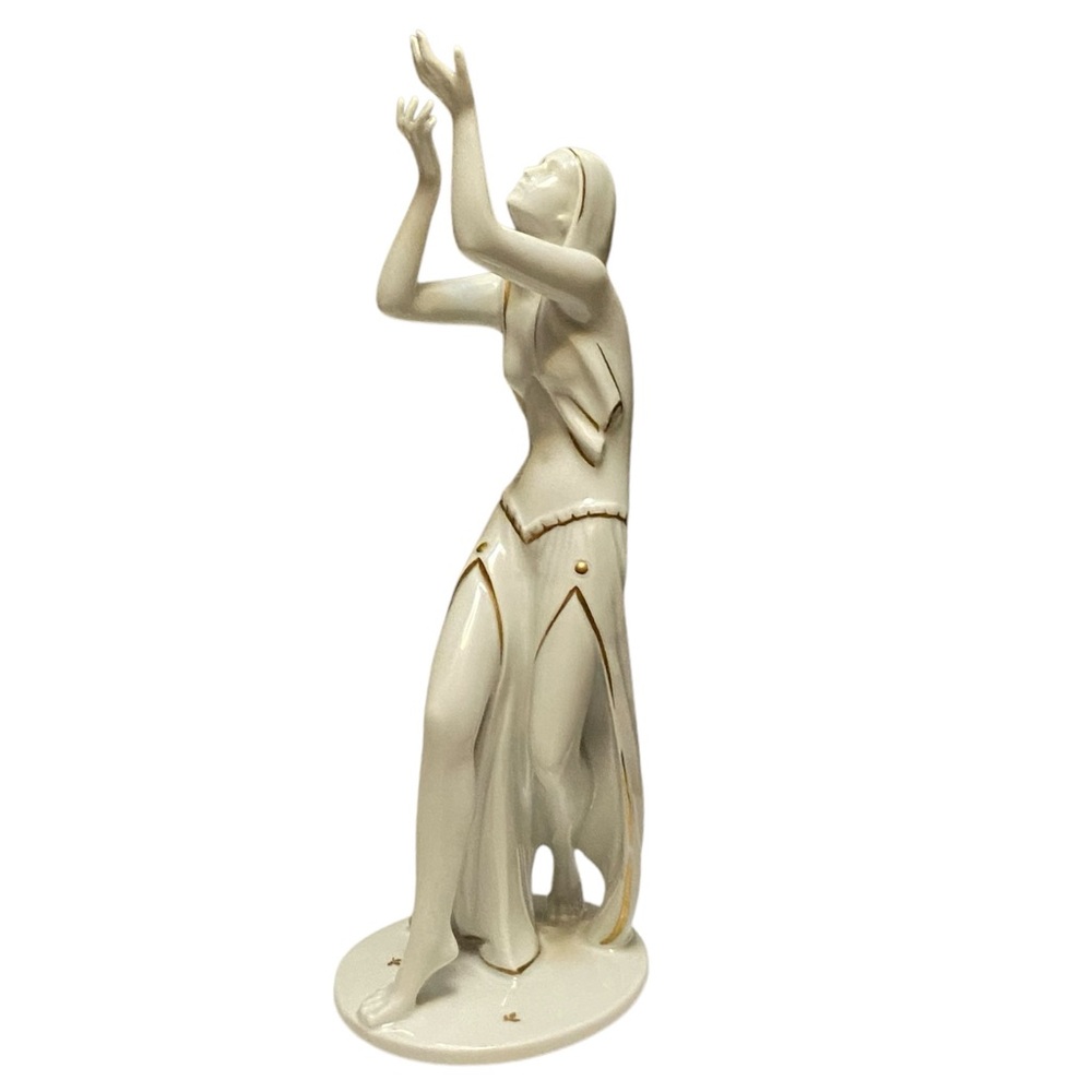 Vintage Art Deco Rosenthal Rare Prayer Dancer by Gustav Oppel c1927 Selb Germany